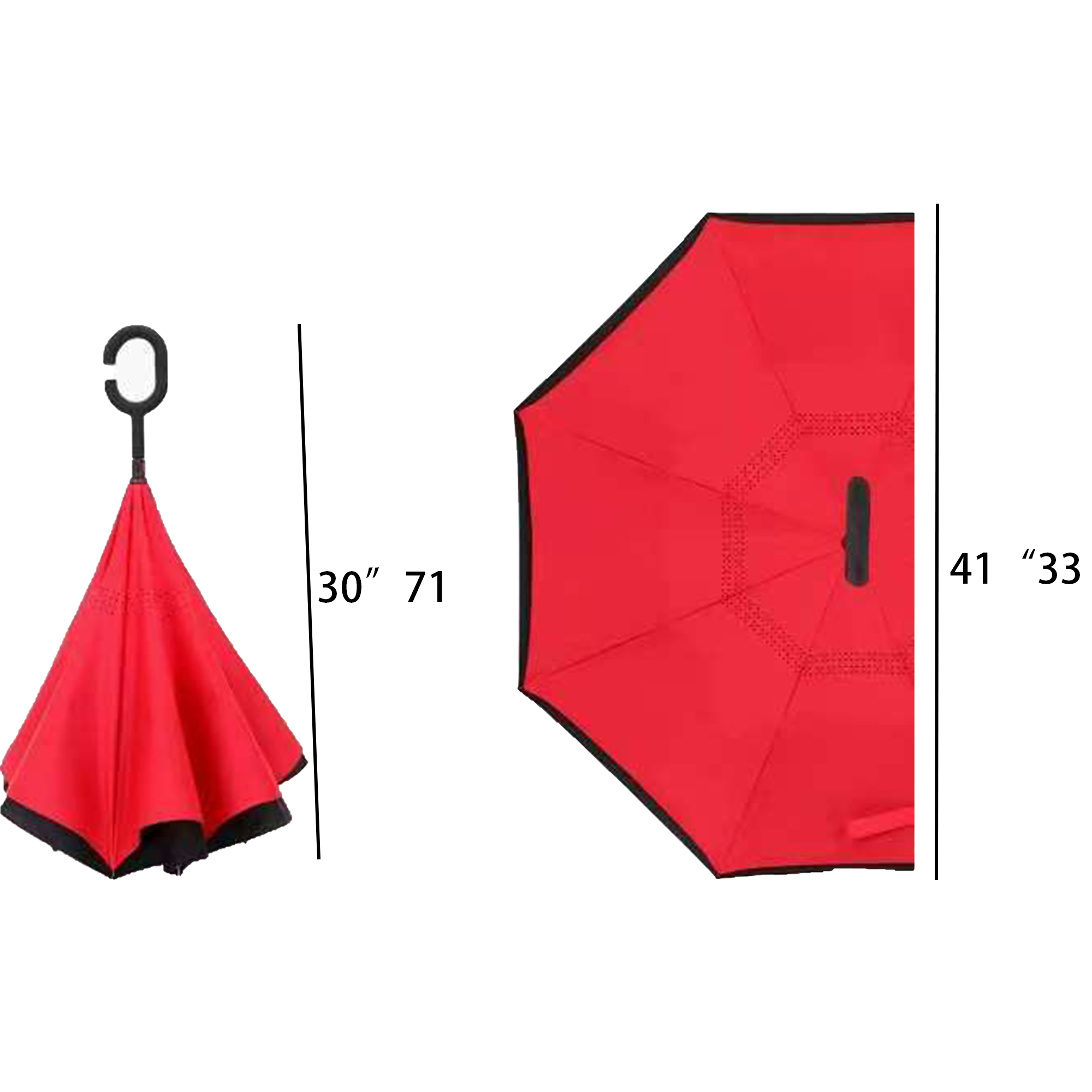 Sun Protection Umbrella with Fabric Double Layer 3