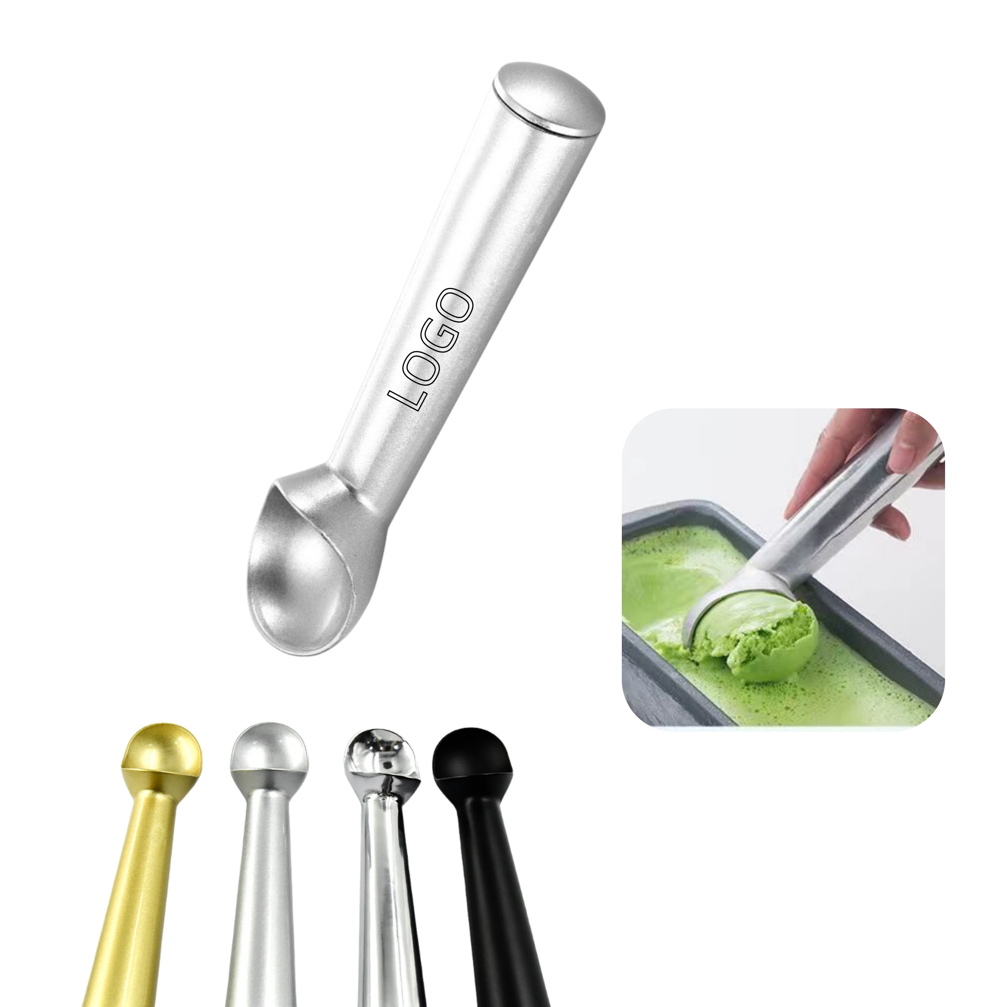 7" Aluminum Alloy Ice Cream Scoop 3