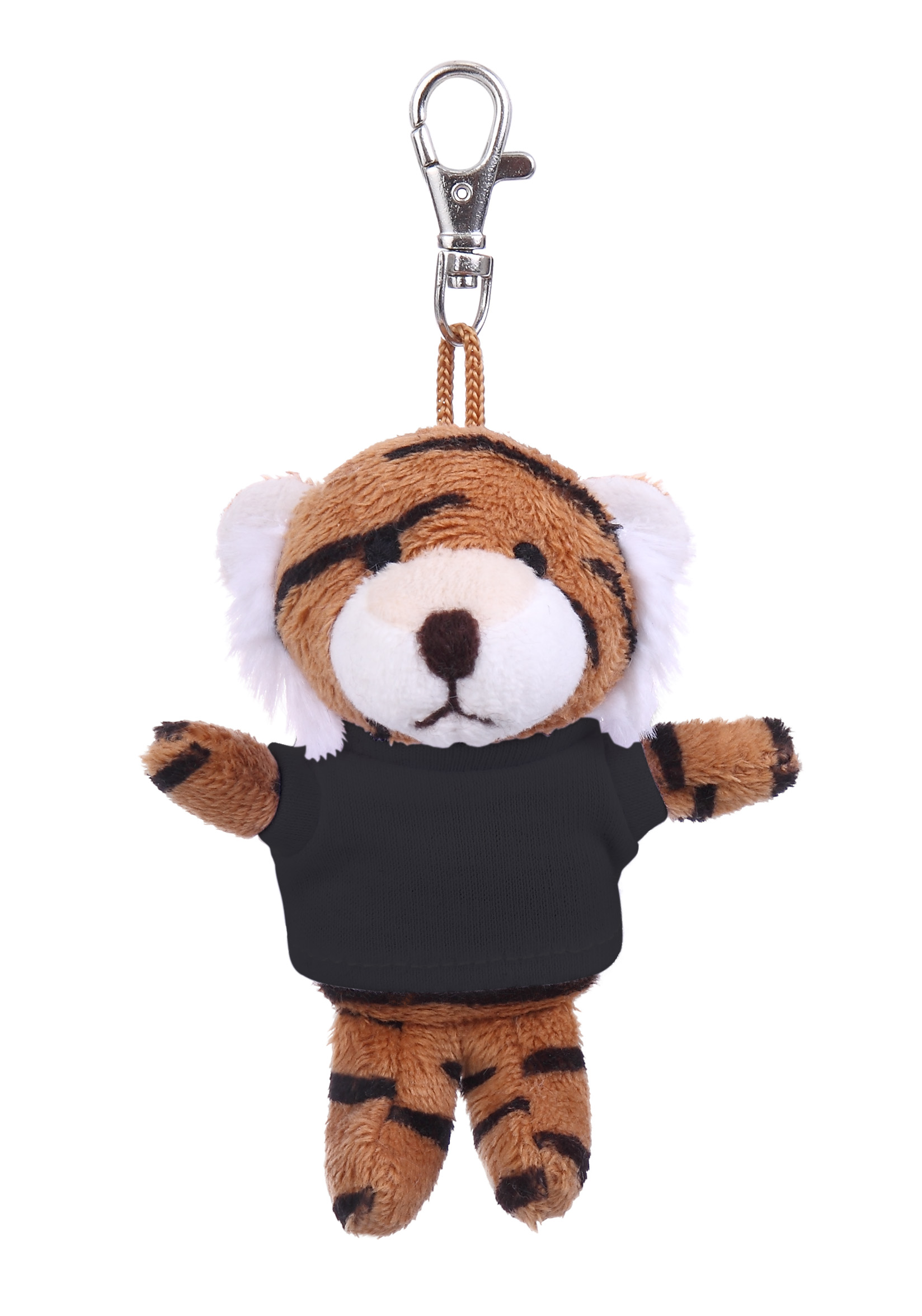 Soft Plush Tiger Keychain with Tee 4