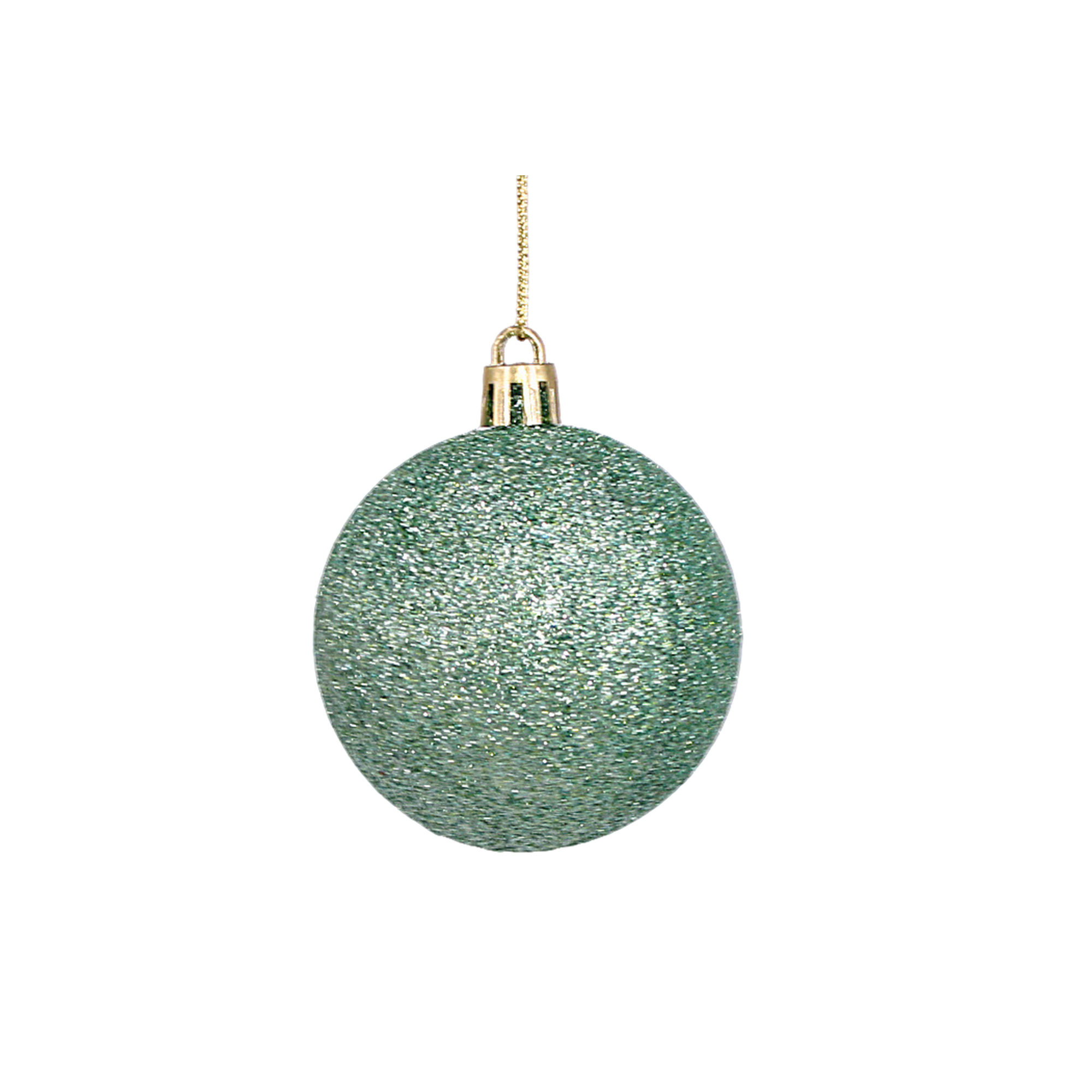Plastic Ornament Ball With Aluminum Plate 3.2" Diameter 24