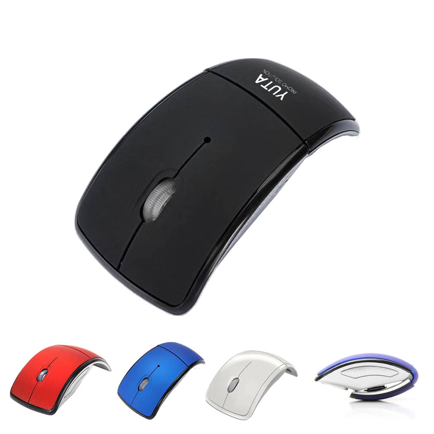 Wireless Folding Mouse USB 2.0 Receiver for PC Computer 2