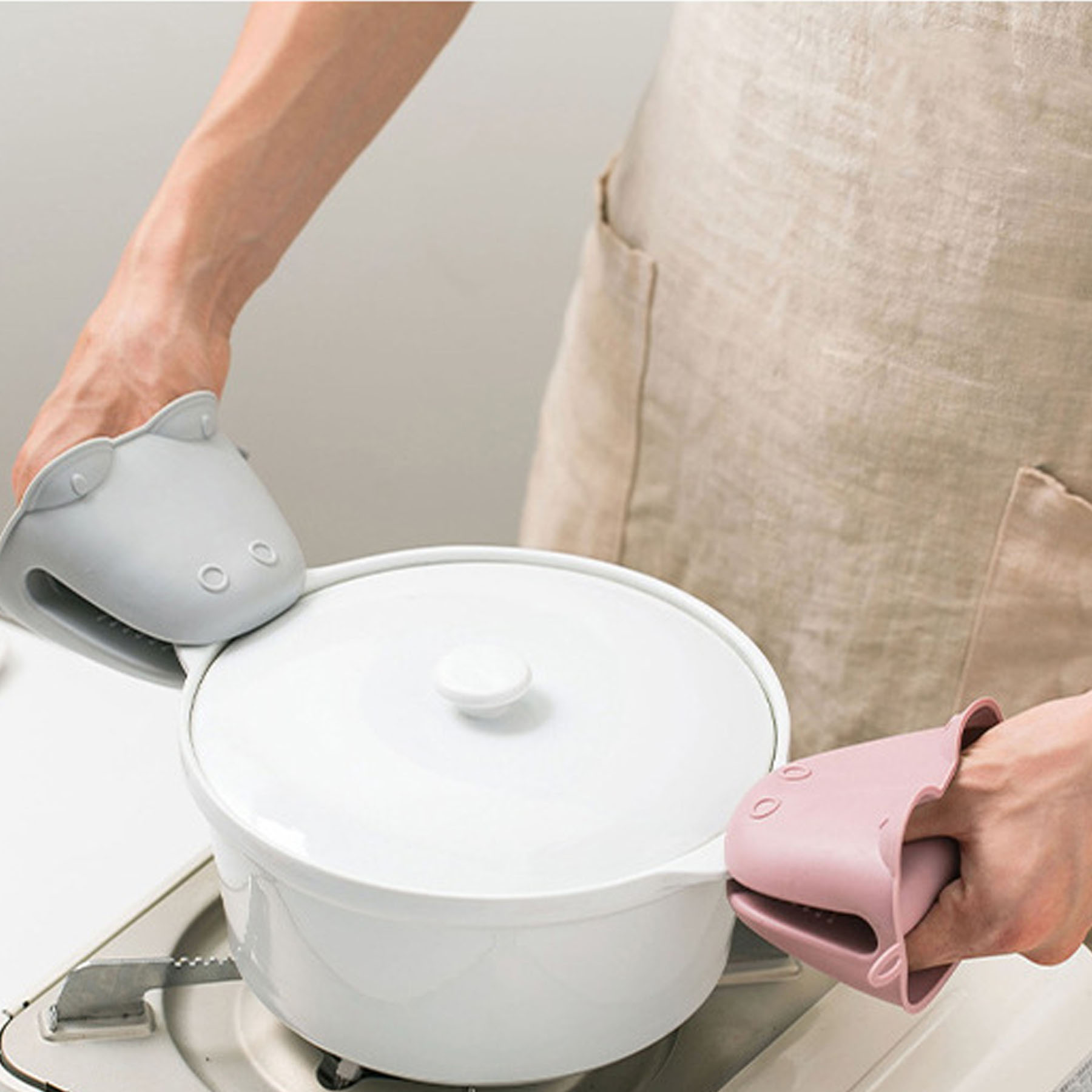 Kitchen Insulated Silicone Gloves 8