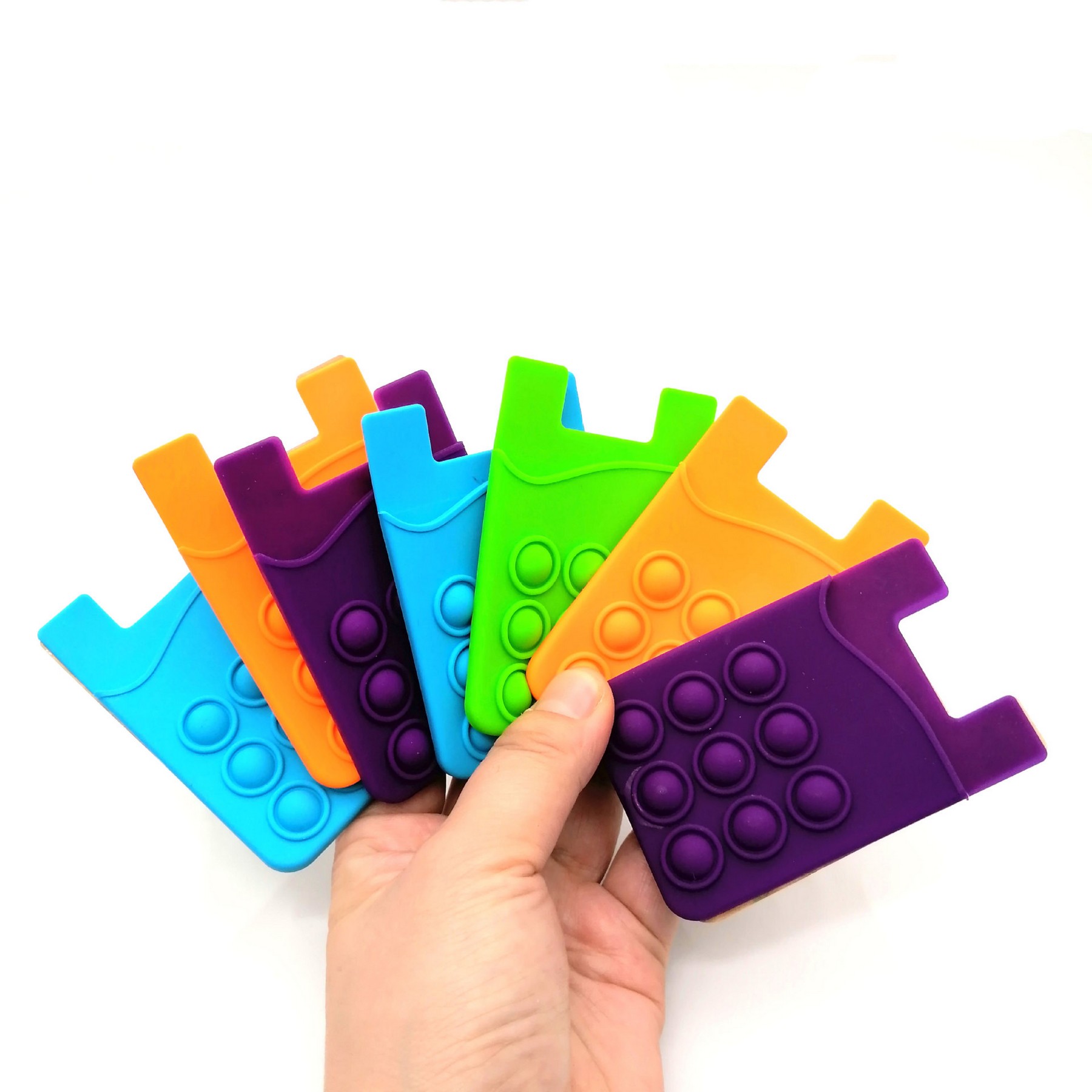 Pop Fidget Toy Phone Card Holder 6