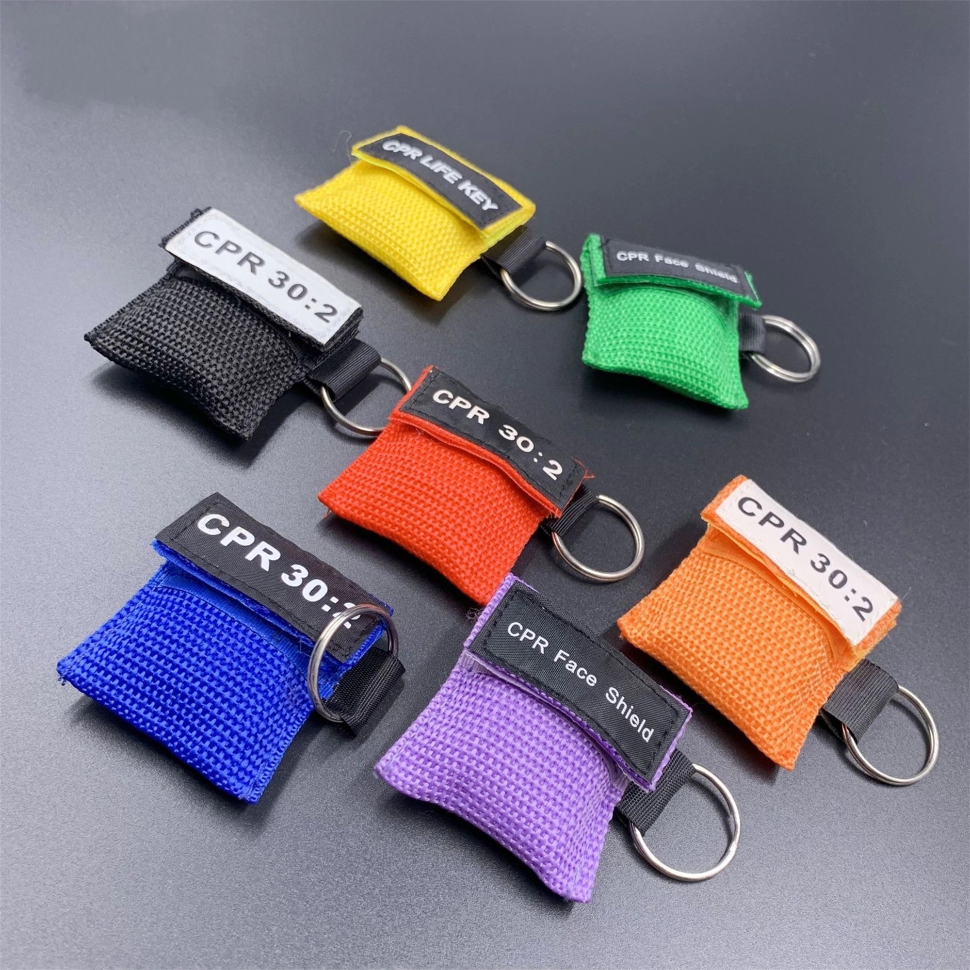 CPR Face Shield Mask Keyring 6