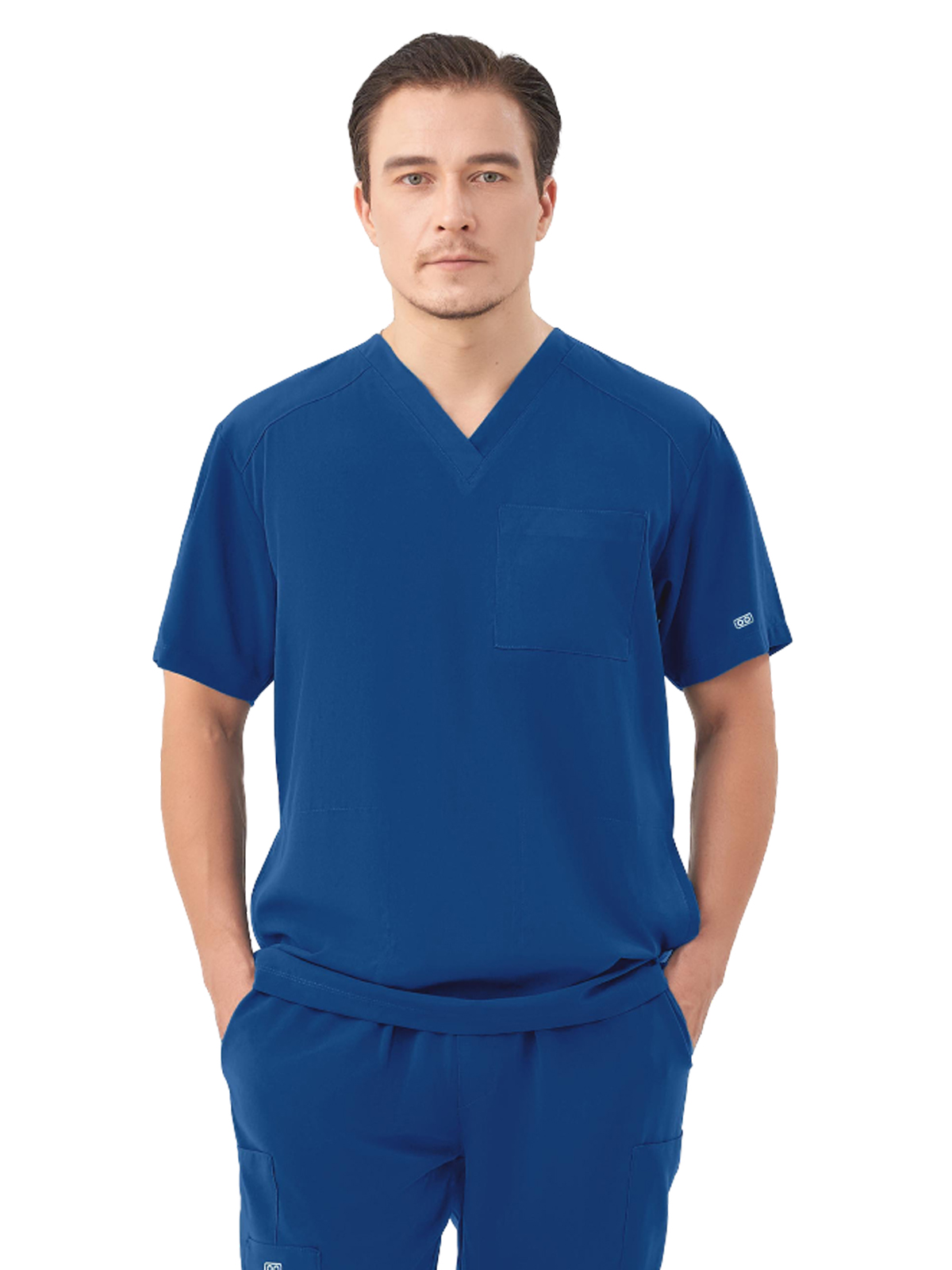 Parkley Quantum - Men's Three-Pocket RYDER V-Neck Scrub Top