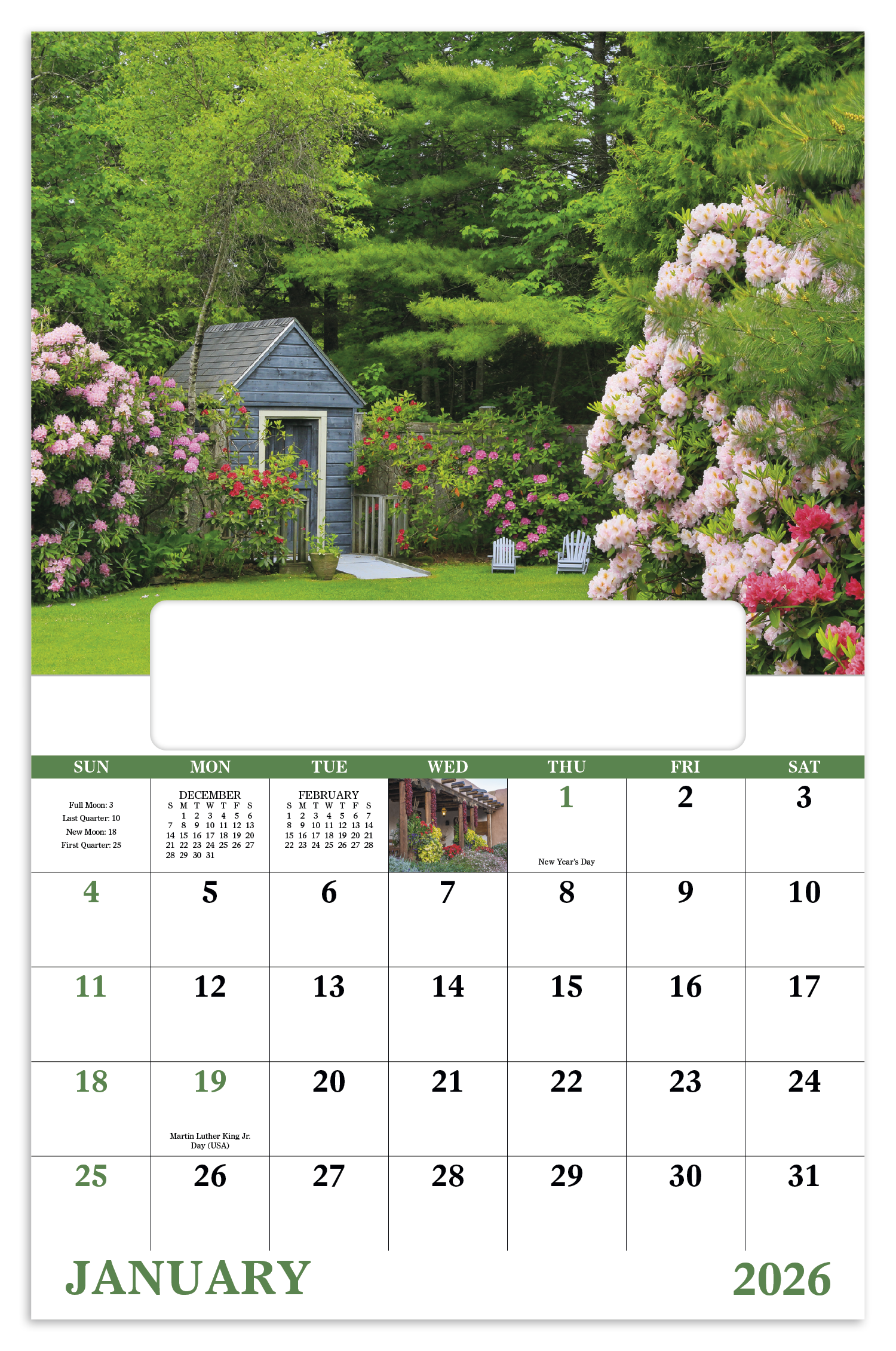 Good Value™ Garden Walk - Window Calendar 46