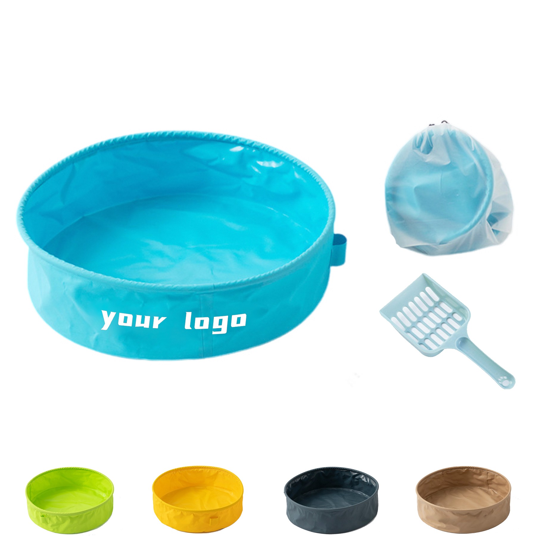 Collapsible Portable Cat Litter Box
