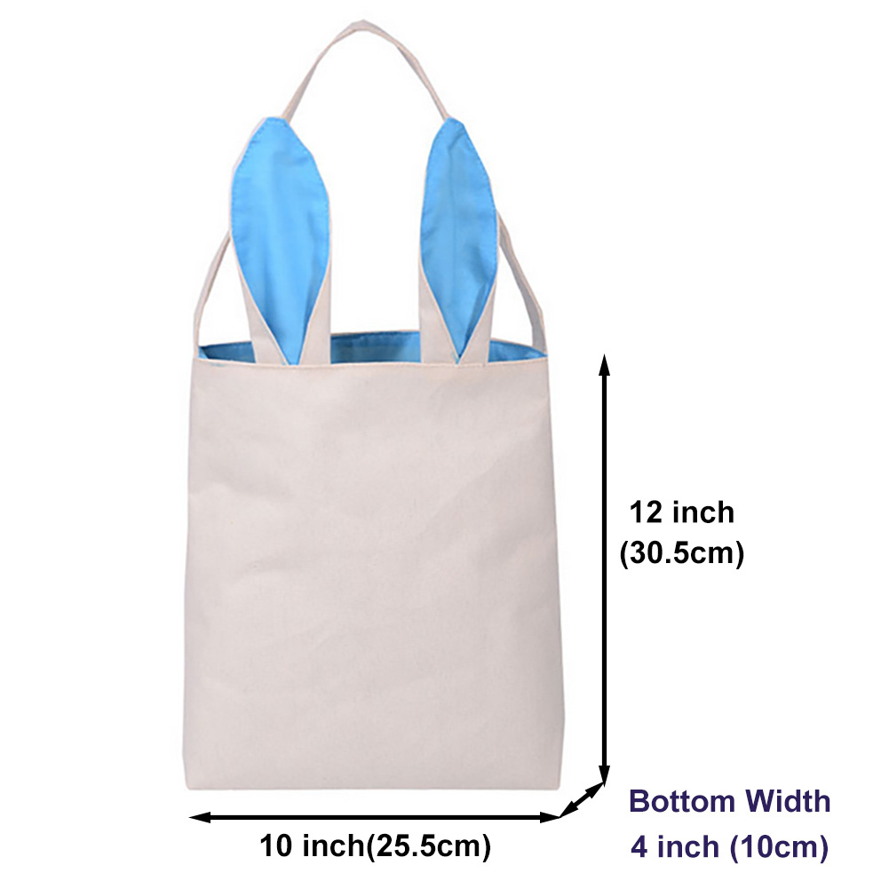 Burlap Easter Bunny Bags 3