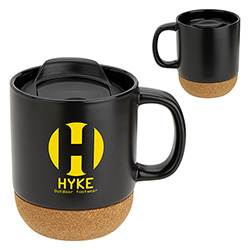 Balsamo 12 oz Ceramic Mug with Cork Base 15