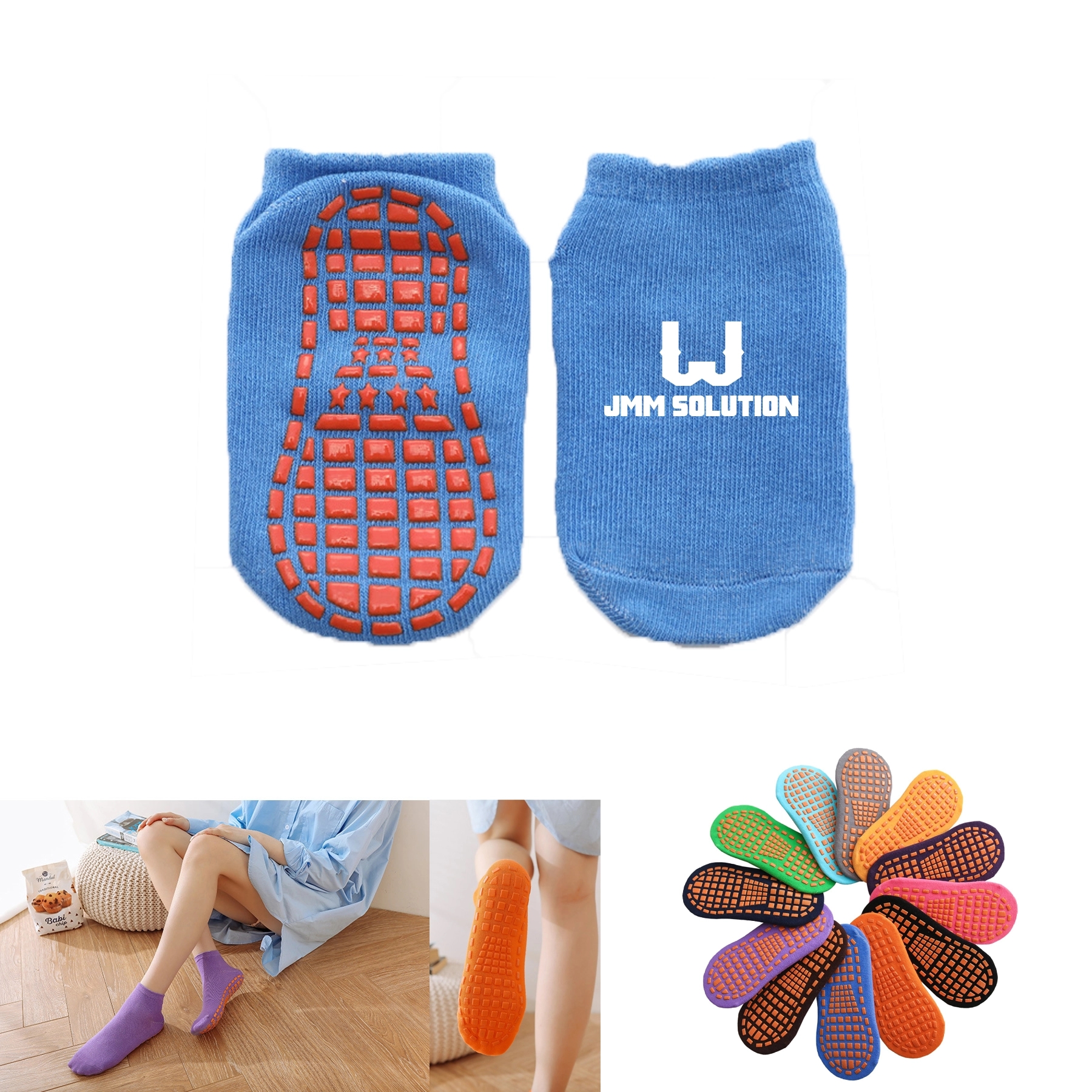 Non-Slip Silicone Dots Grip Socks 1