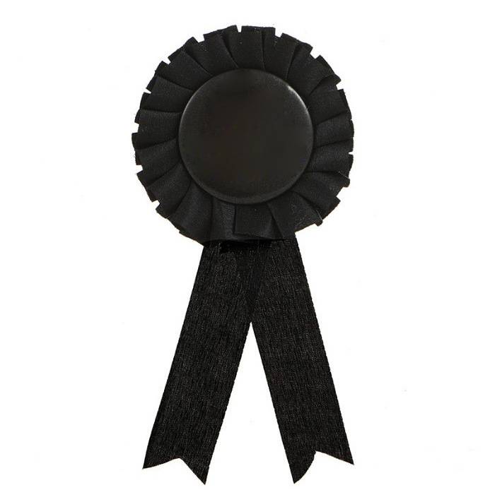 Rosette Tinplate Ribbon Badge 4