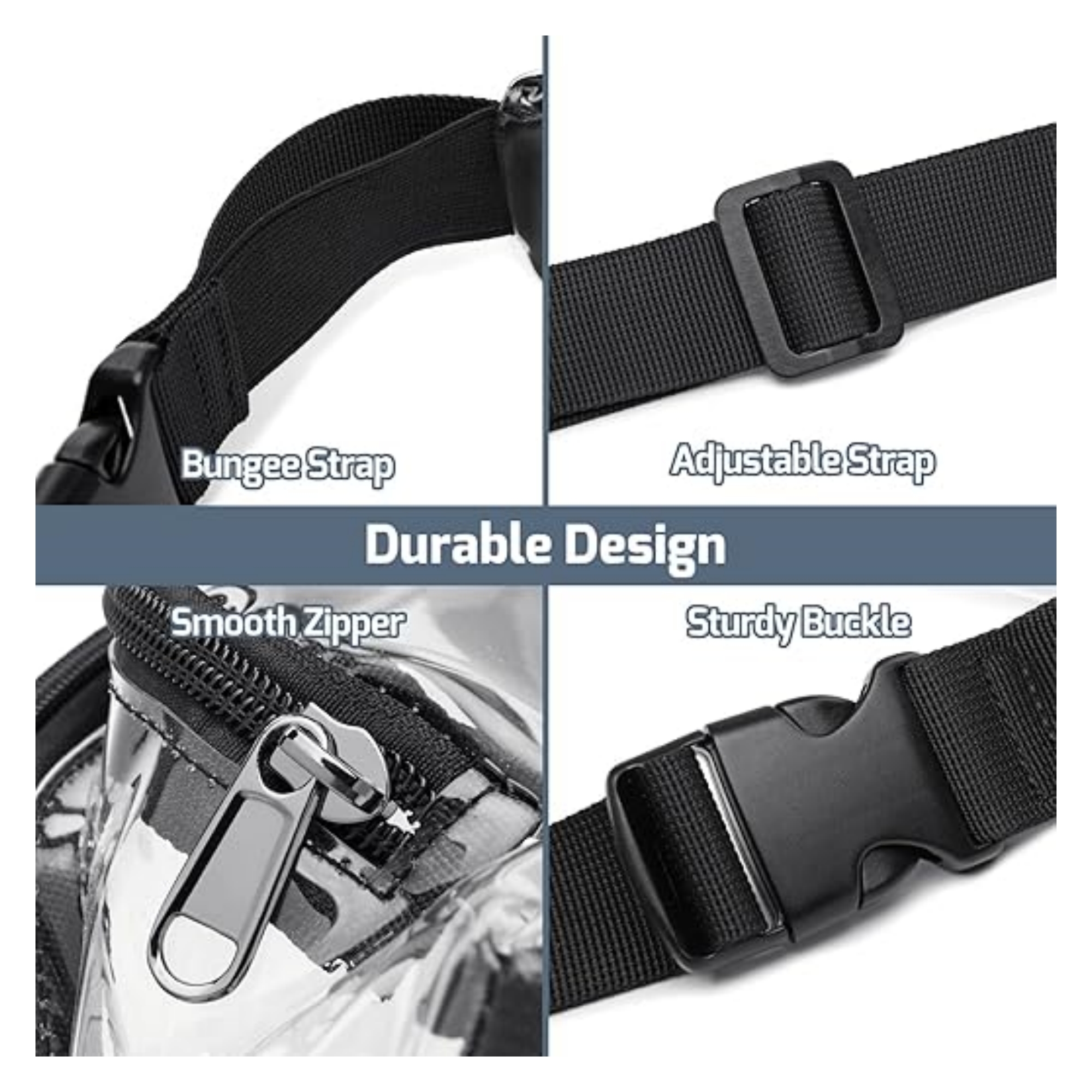Stadium Approved Clear Fanny Pack 5
