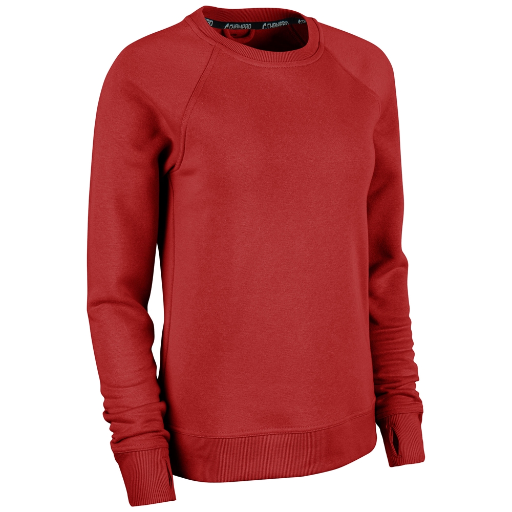Victory Fleece Women's Split Hem Crew 4