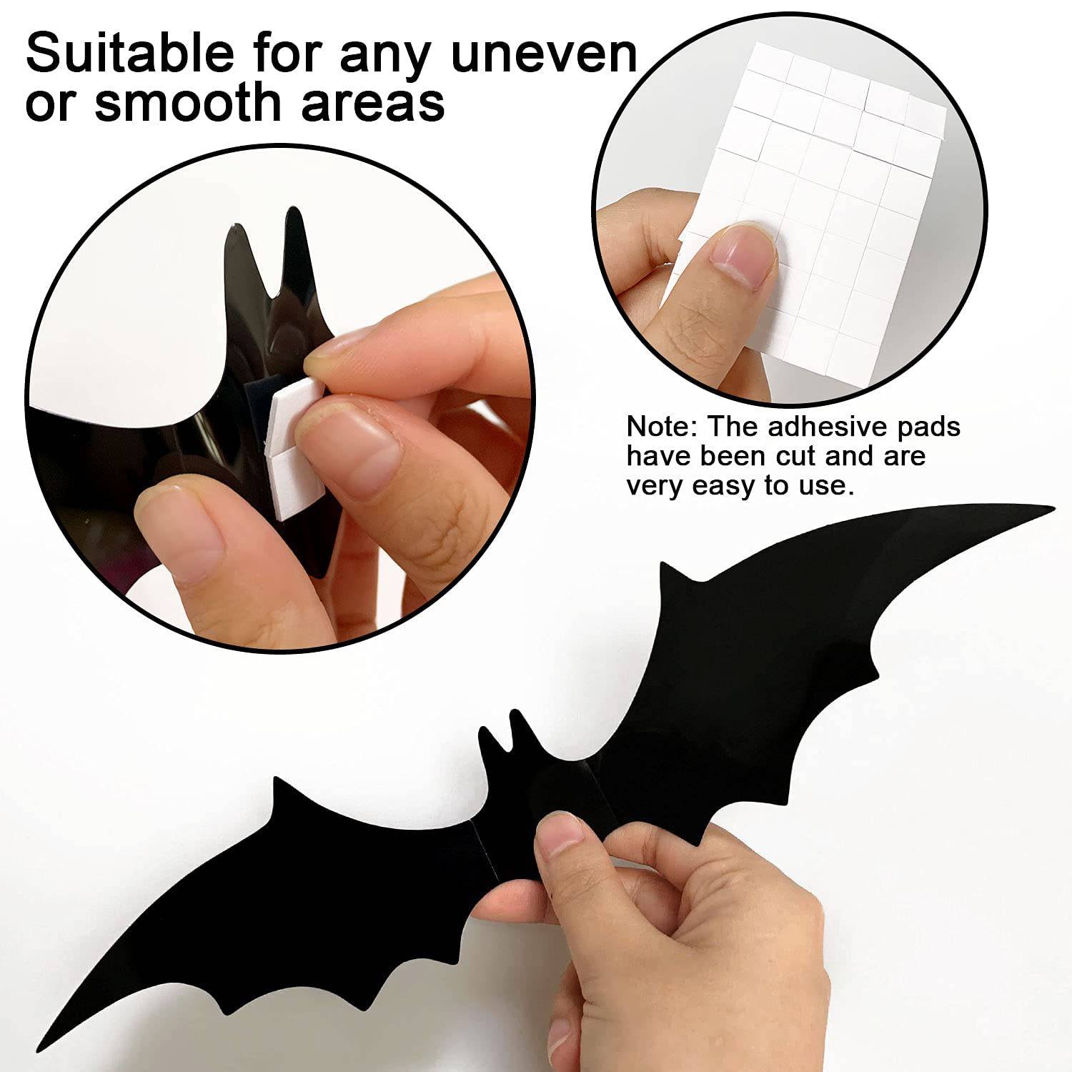 Halloween Decorations Bats Wall Decor 7