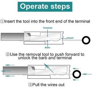 60pcs Portable Terminal Removal Key Tool 11