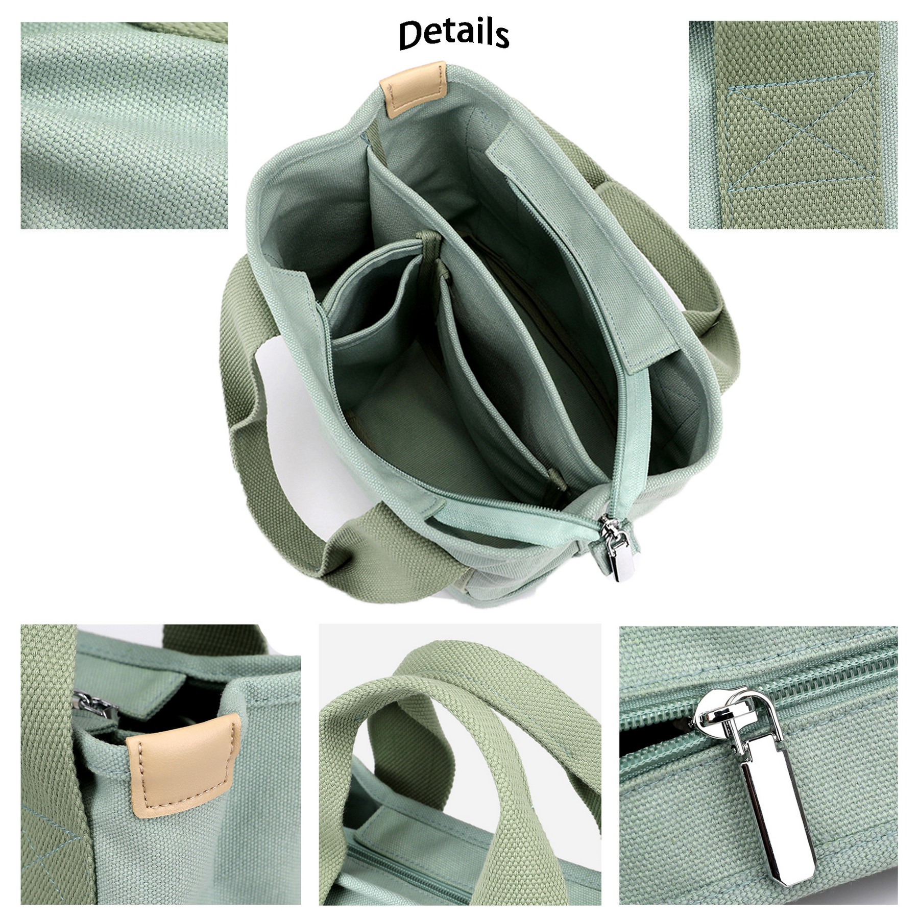 Niche Hand-Held Canvas Tote Bags, custom tote bag with logo imprint 6