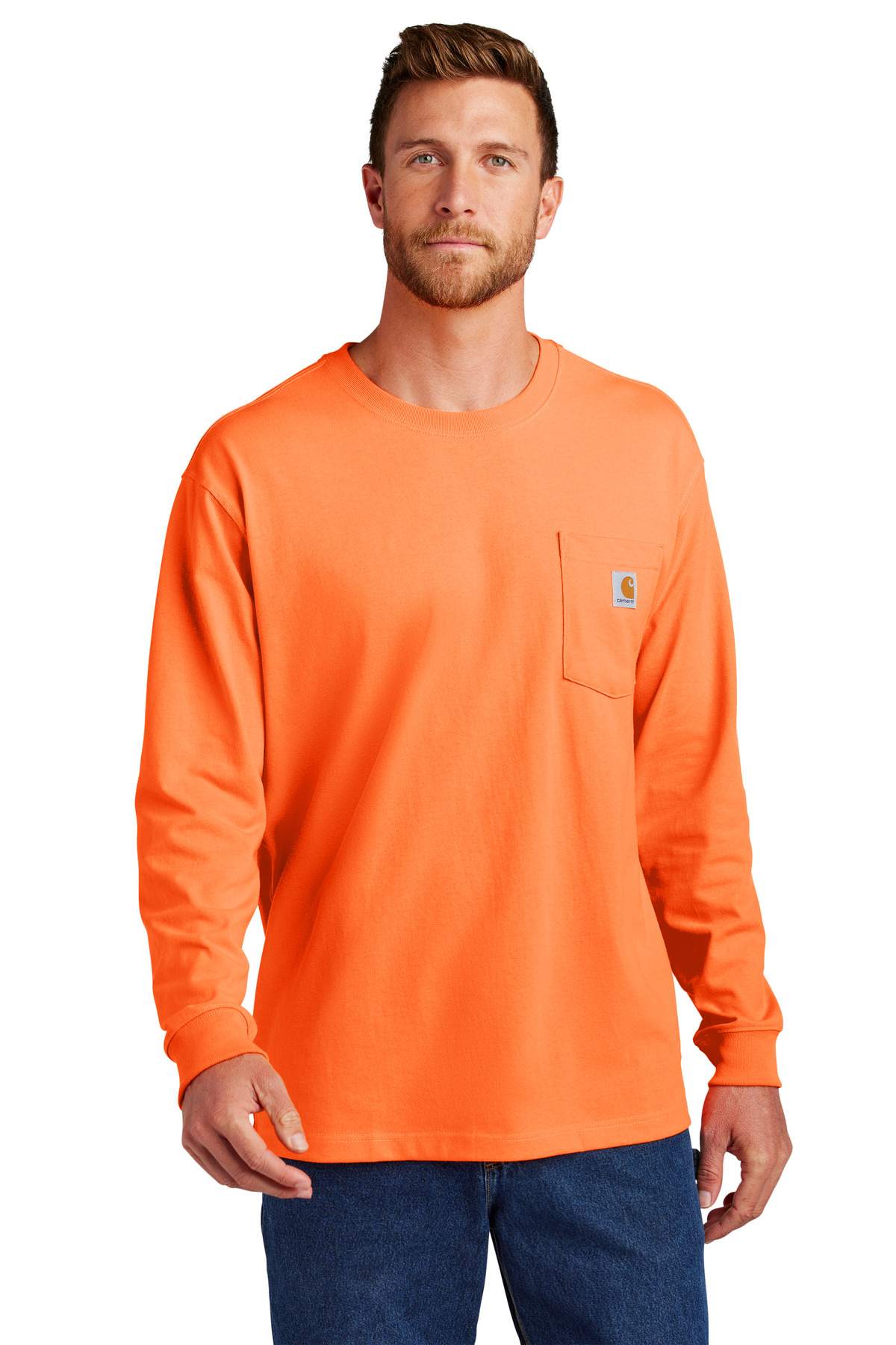 Carhartt Workwear Pocket Long Sleeve T-Shirt. CTK126 21