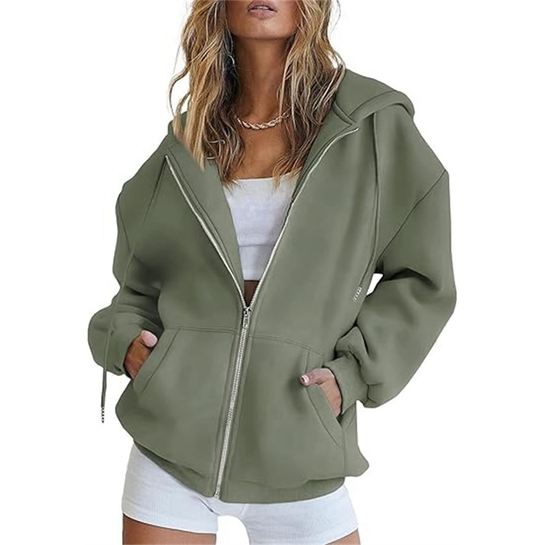 Women's Hoodies Casual Long Sleeve Track Jacket 4
