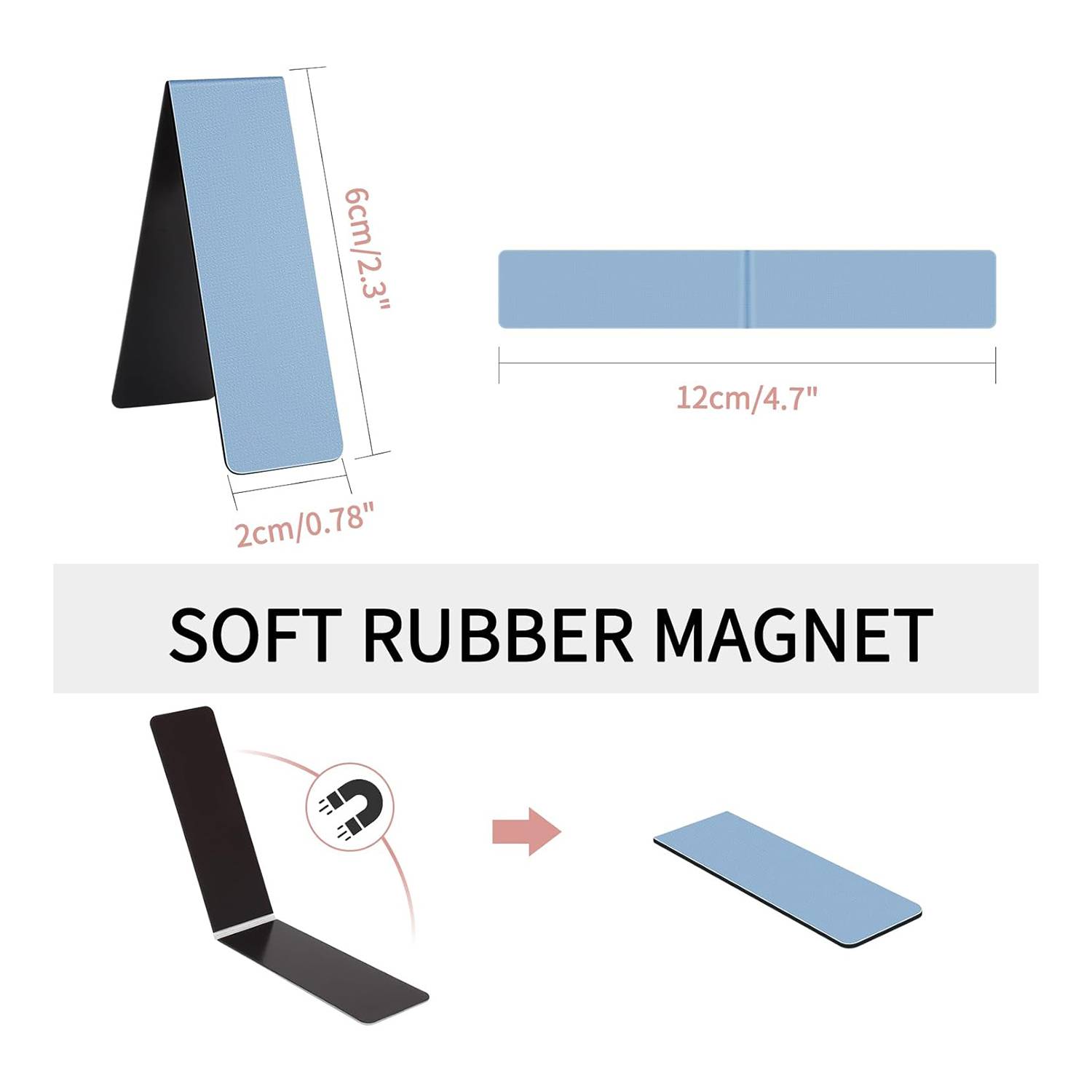 Fadeless Magnetic Bookmark for Book Lovers 13