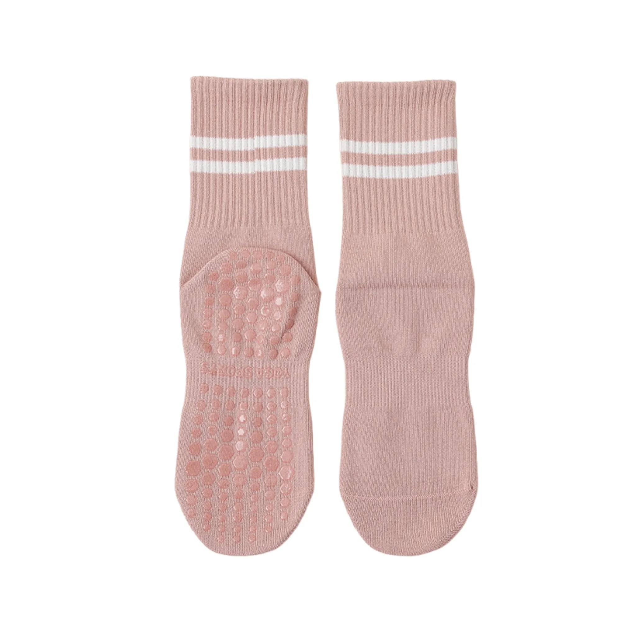 Cotton non-slip silicone indoor sports socks 8