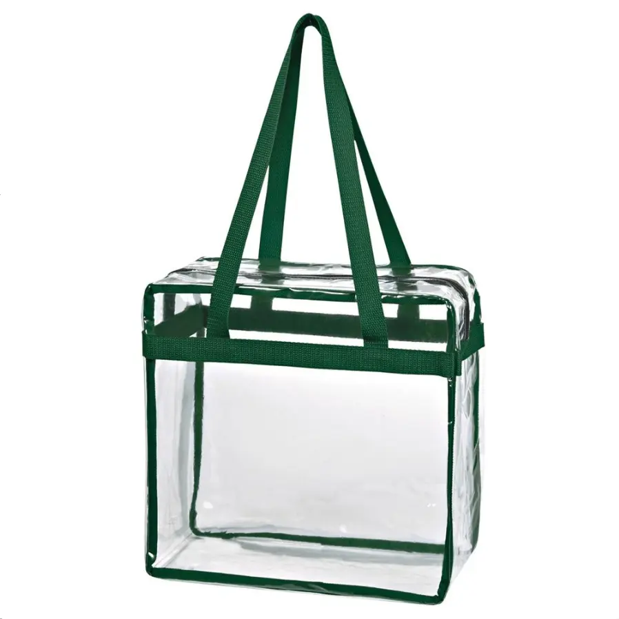 Clear Tote Bag With Zipper 2