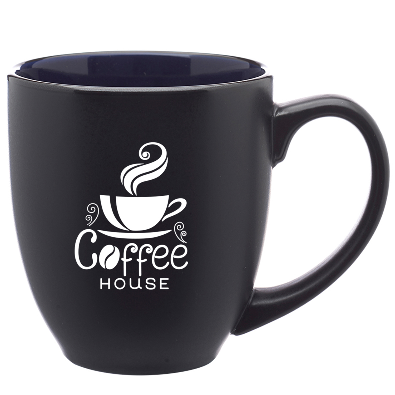 16 oz. Bistro Ceramic Mug - Color Coded Coffee Mugs 2