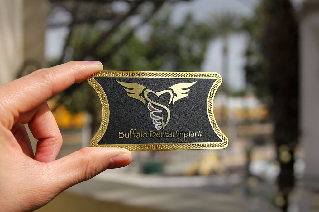 Brass Finish Business Cards 19