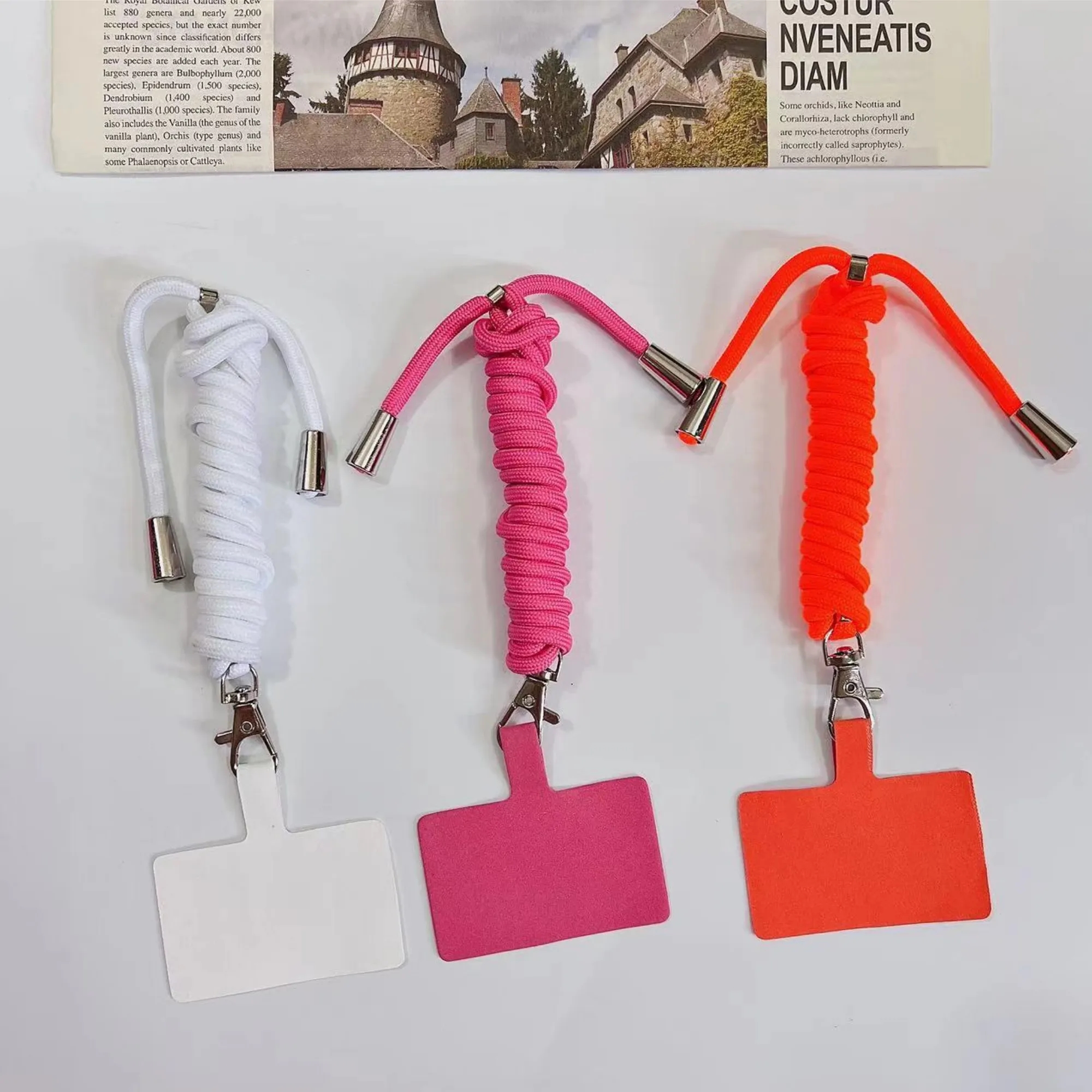 Adjustable Polyester Cell Phone Lanyard Badge Holder 2