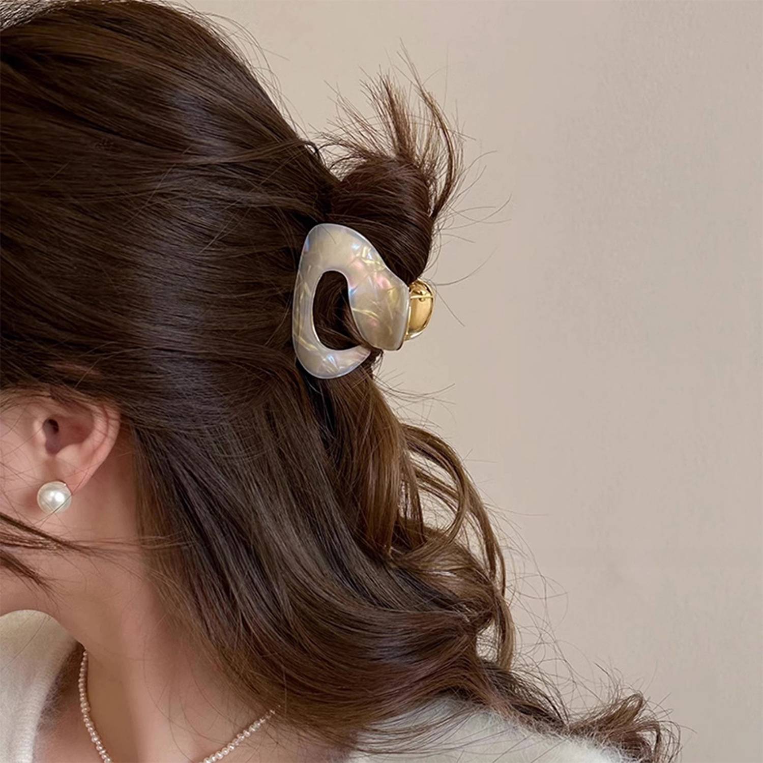 Women Acetate Hair Claw Clips 4
