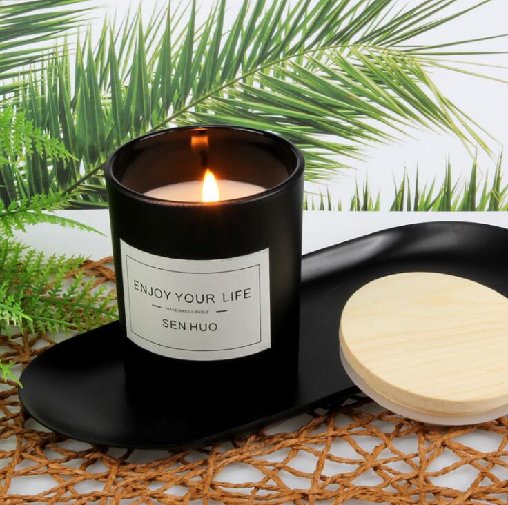 6OZ Premium Rose & Sandalwood Candles 1
