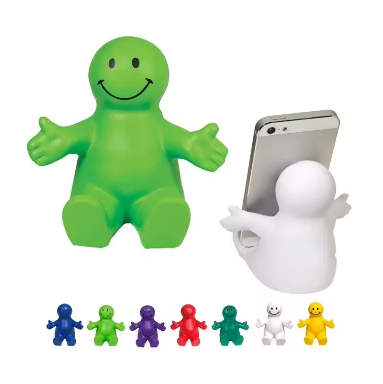 Smiley Face Guy Stress Reliever Phone Holders 6