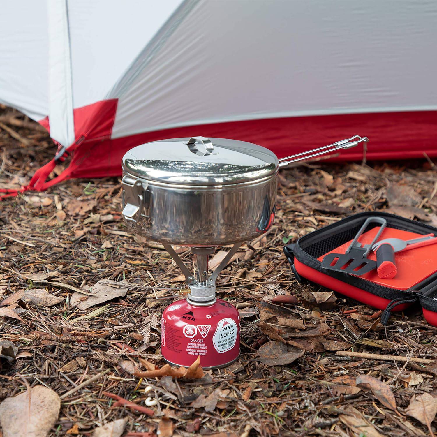 Stainless Steel Camping Pot 6