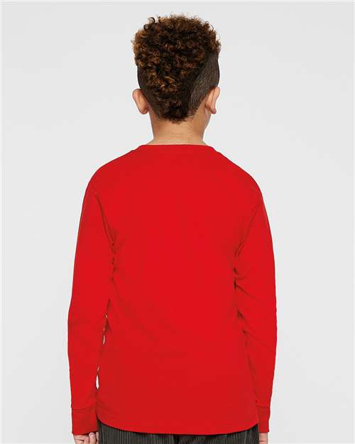 Youth Fine Jersey Long Sleeve Tee - 6201 55