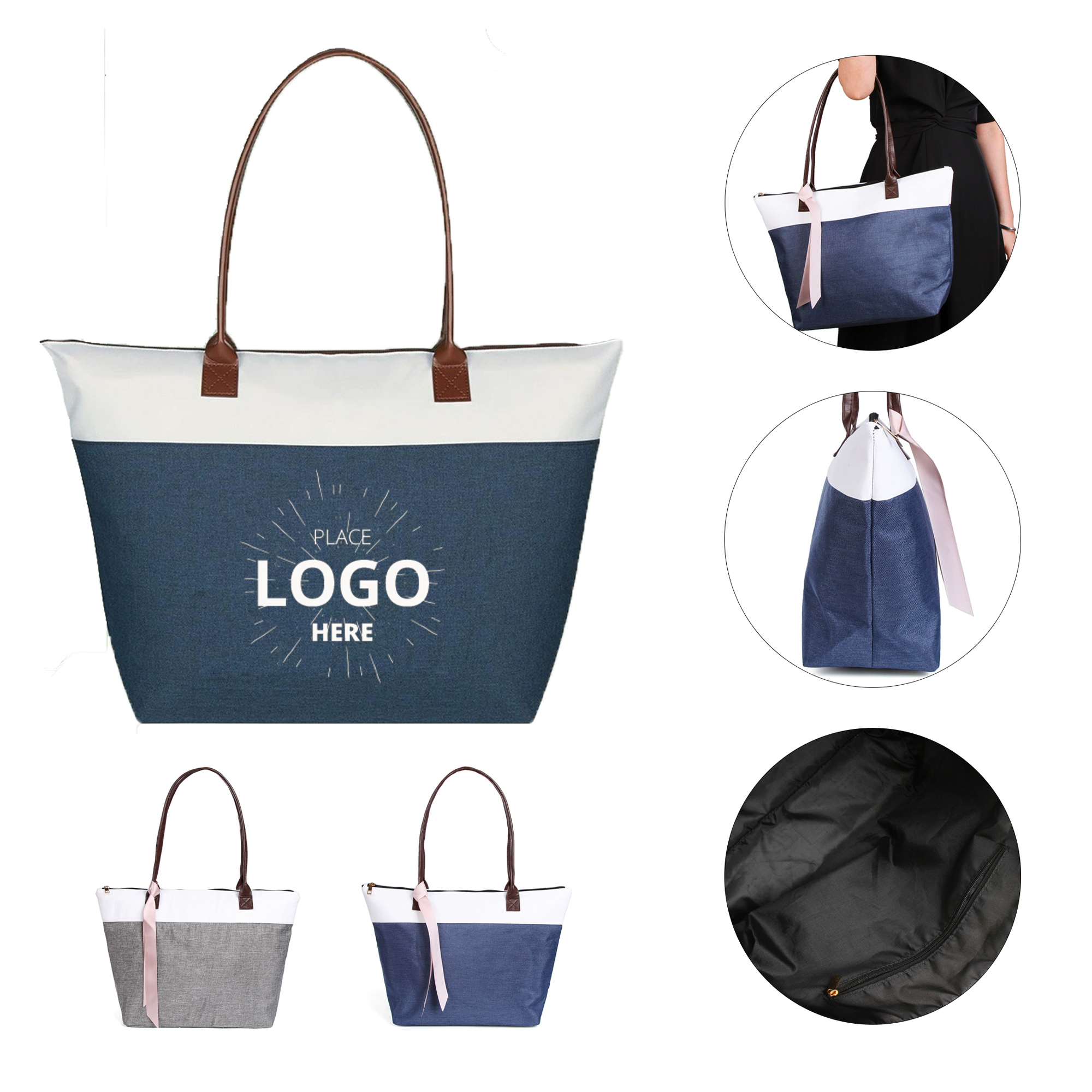Canvas Tote Bag, custom tote bag with logo imprint 1