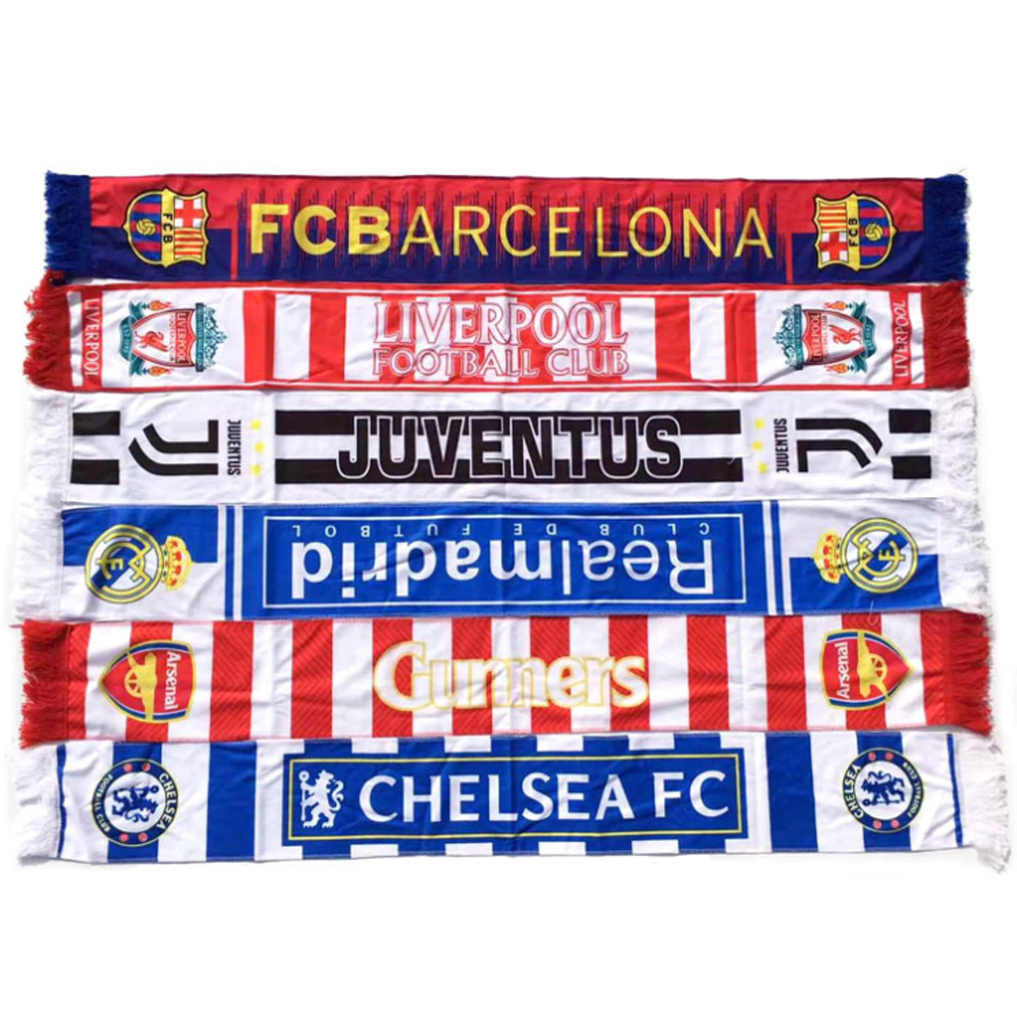 Full Color Stadium Soccer Polyester Scarf 2