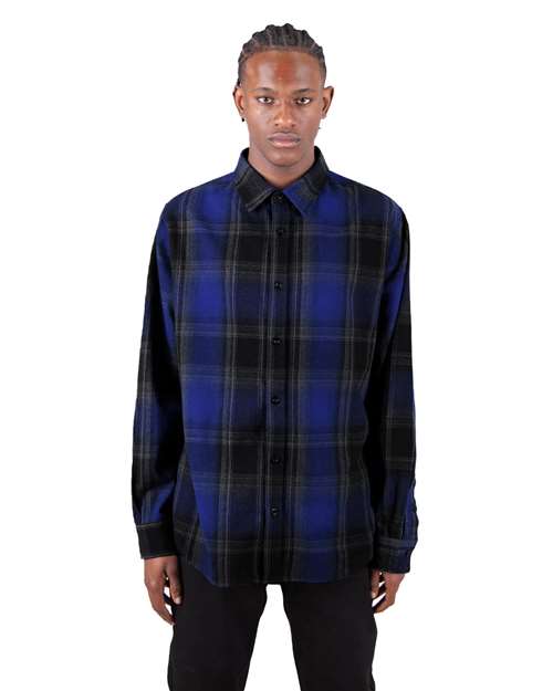 Unisex Plaid Flannel Overshirt - SHHFS 16