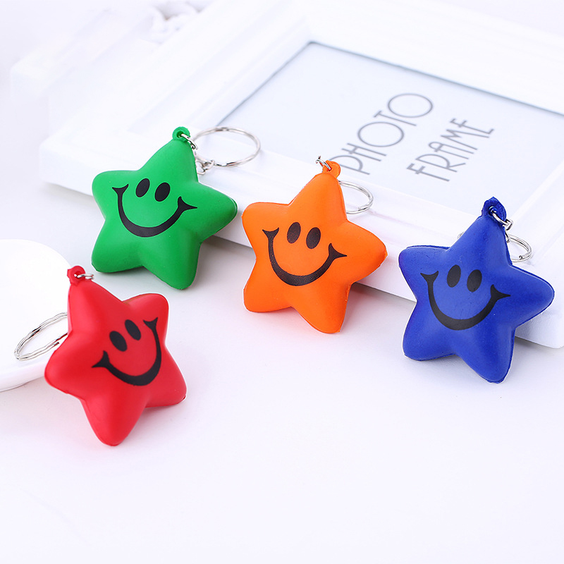 2 in 1 Star Shape Keychain and Stress Reliever 3
