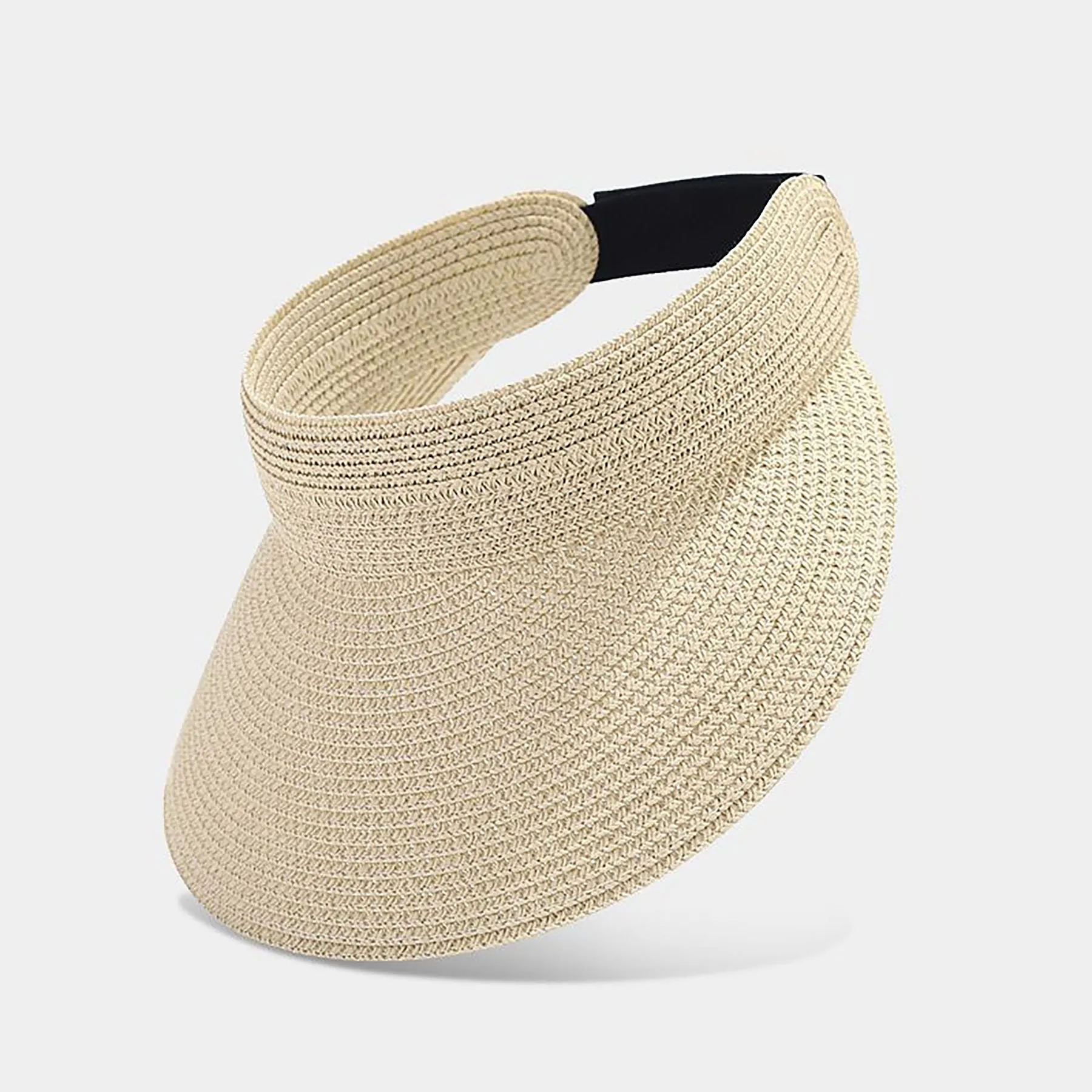 Womens Sun Visor Straw Hat 11