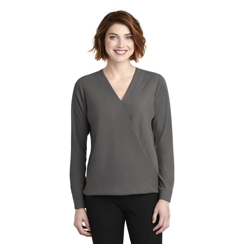 Port Authority Ladies Wrap Blouse. 20