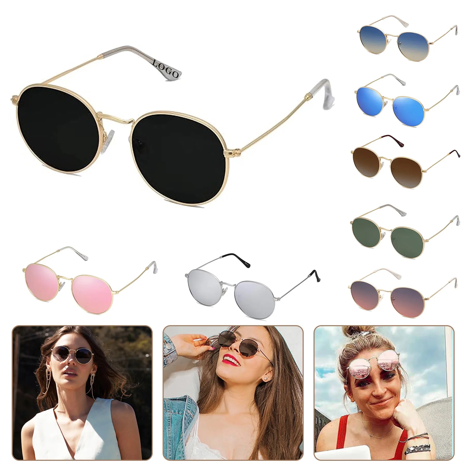 Small Round Polarized Sunglasses 3