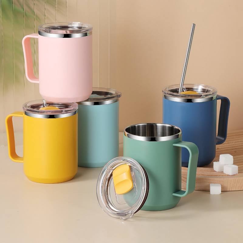 15oz Double Wall Stainless Steel Mug 1