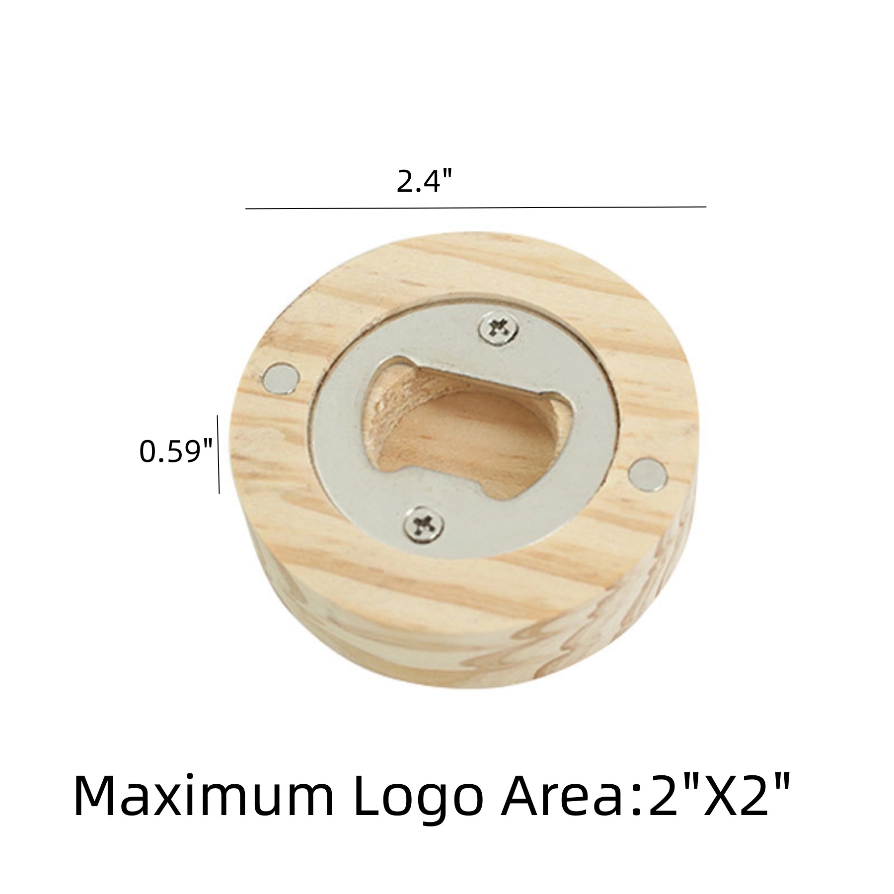 Wood Refrigerator Magnet Bottle Opener 3