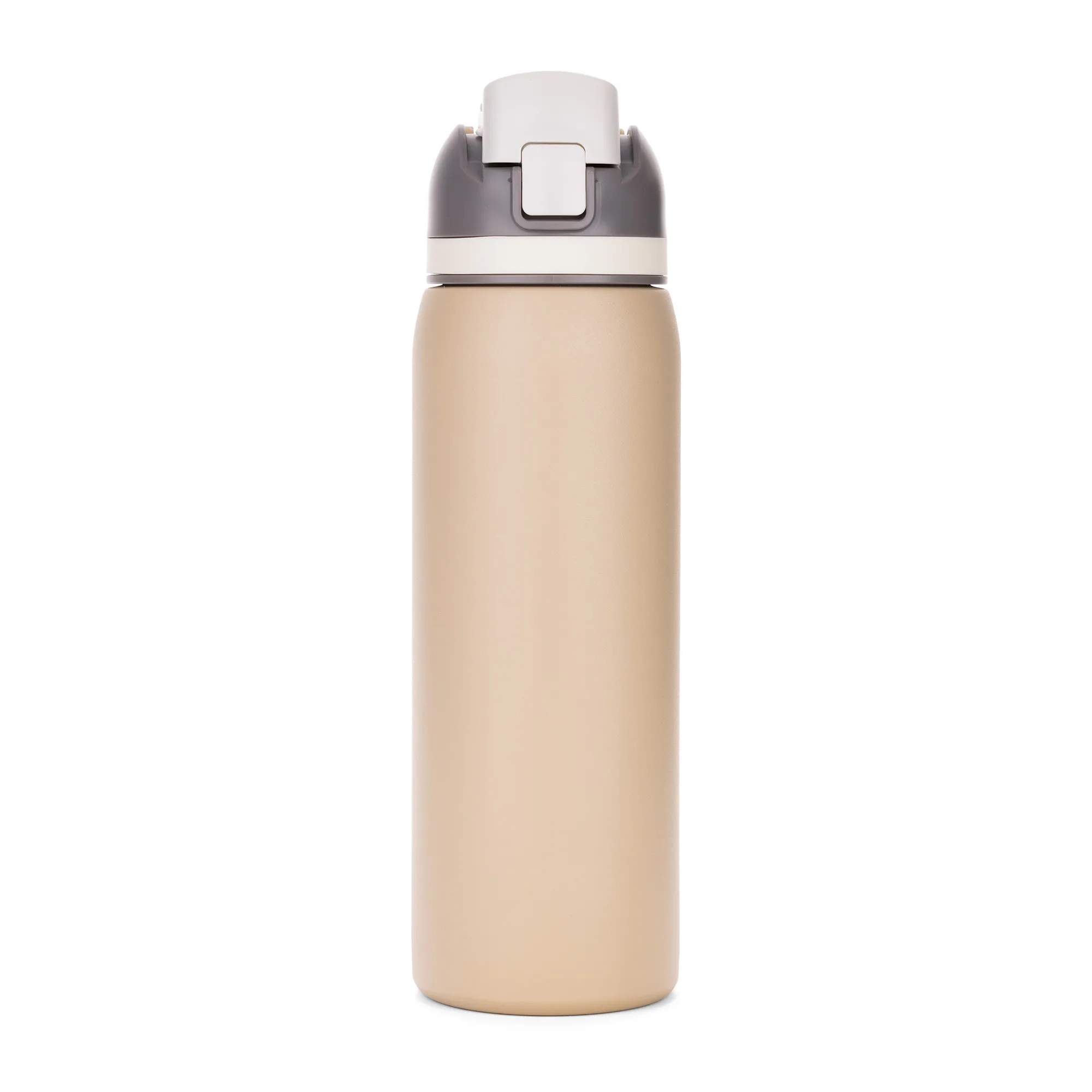 Three-Toned 27oz. Stainless Steel Straw Bottle 6