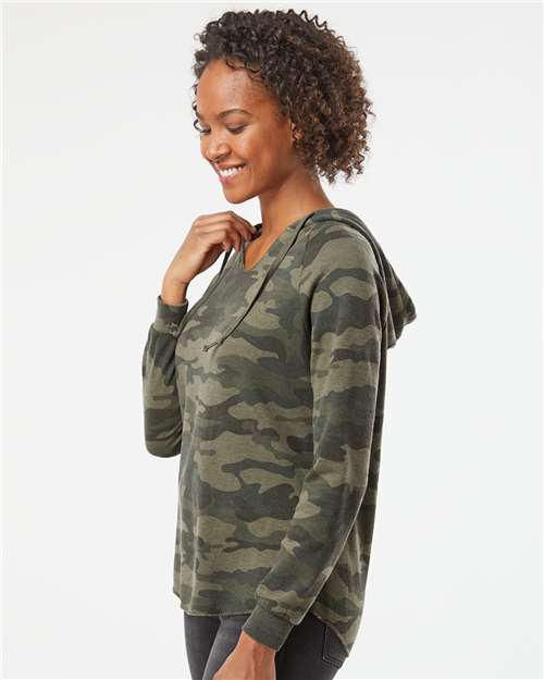 Women's Lightweight California Wave Wash Hooded Sweatshirt - PRM2500 29