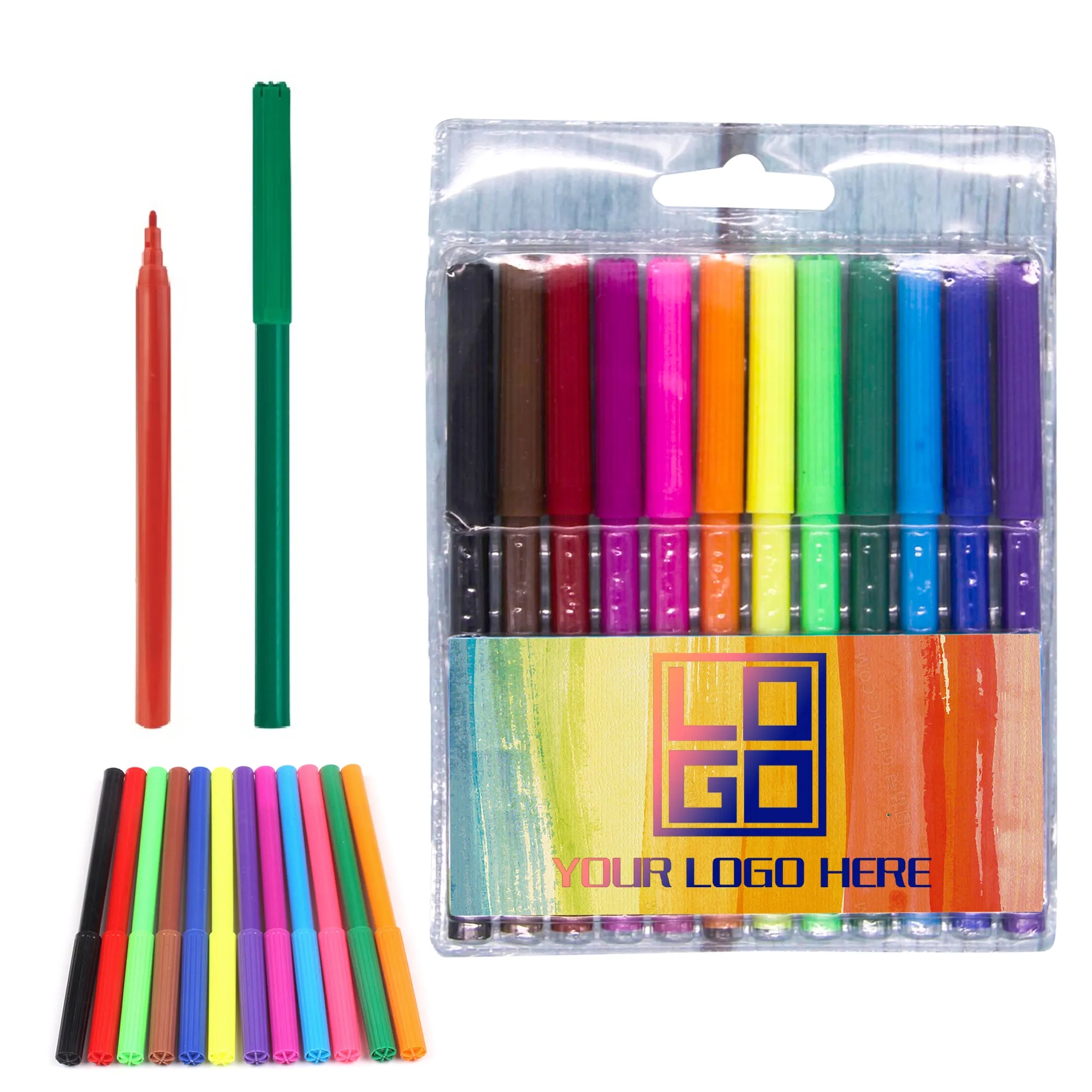 Watercolor Brush Markers 12 Colors