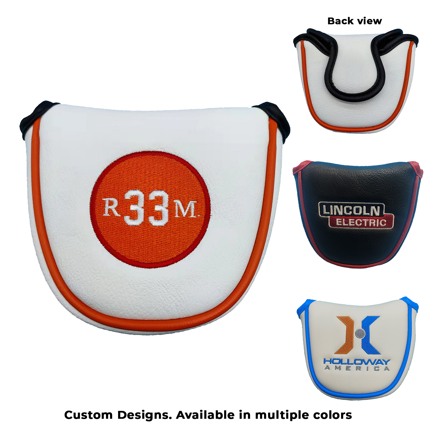 GB Magnetic Closure Mallet Putter Head Cover 2