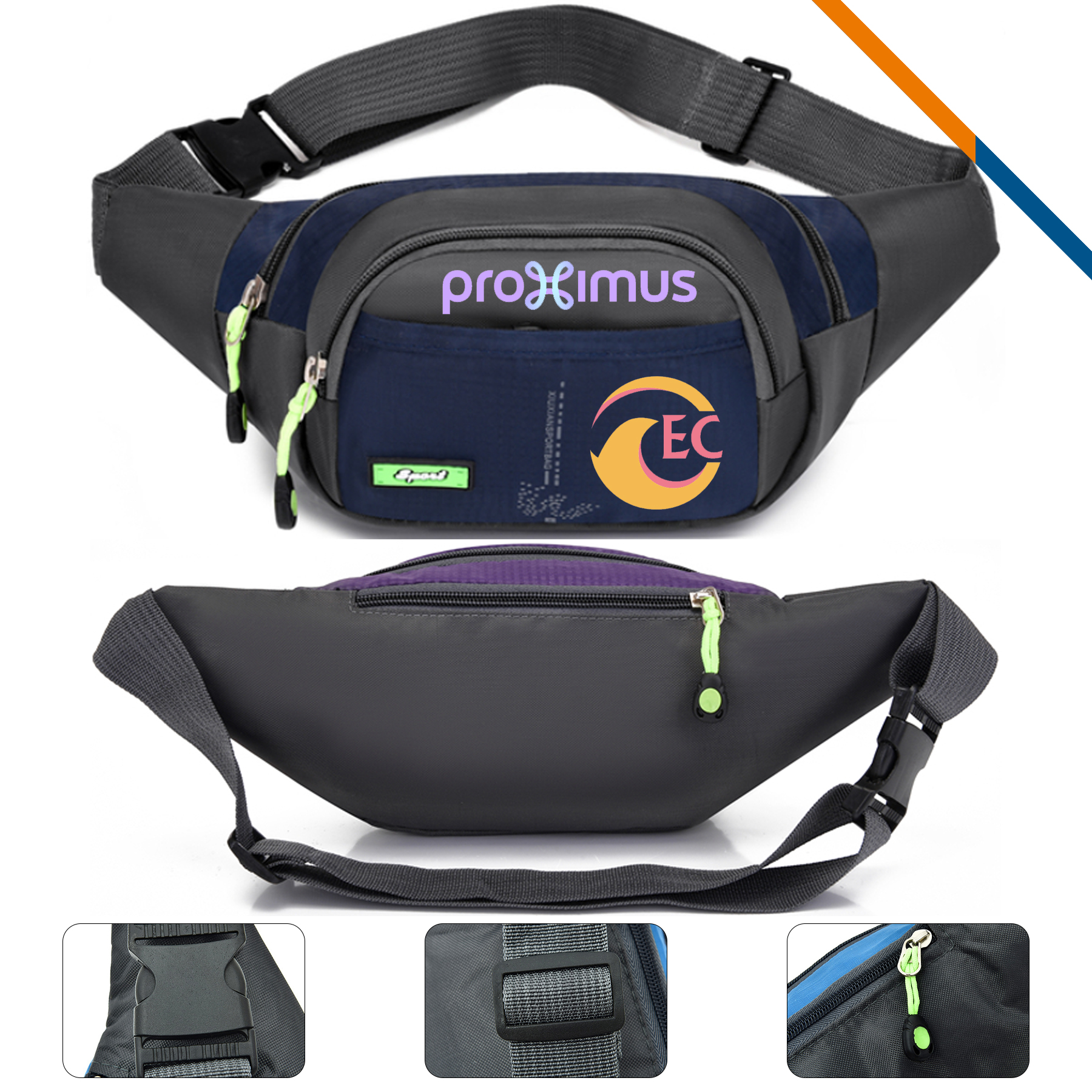 Dolor Two Tone Fanny Pack 10