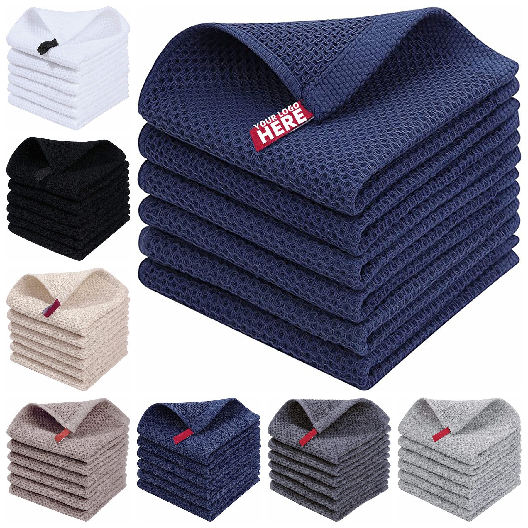 Waffle Weave Kitchen Towel 2