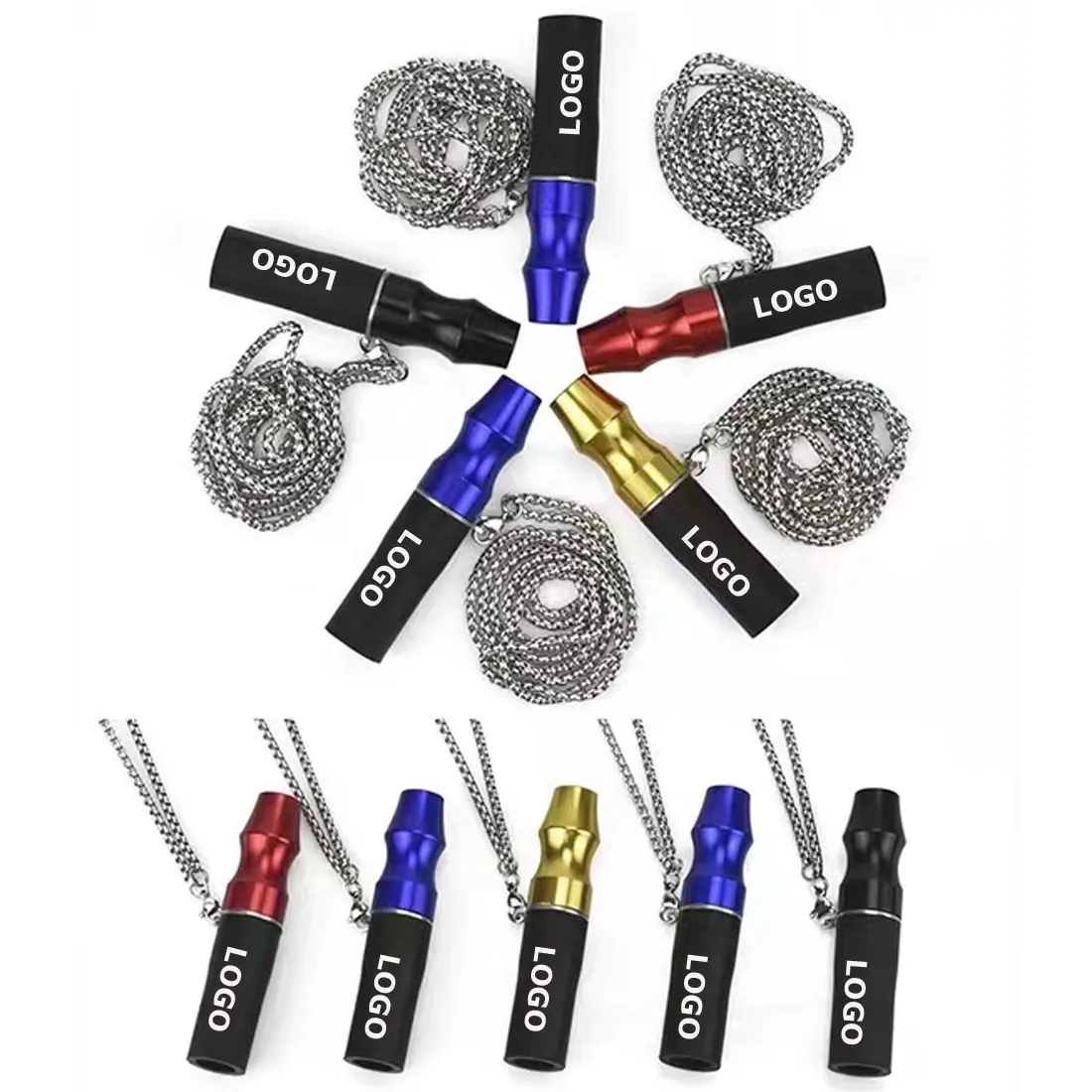 Reusable Aluminum Hookah Mouth Piece Tips 4