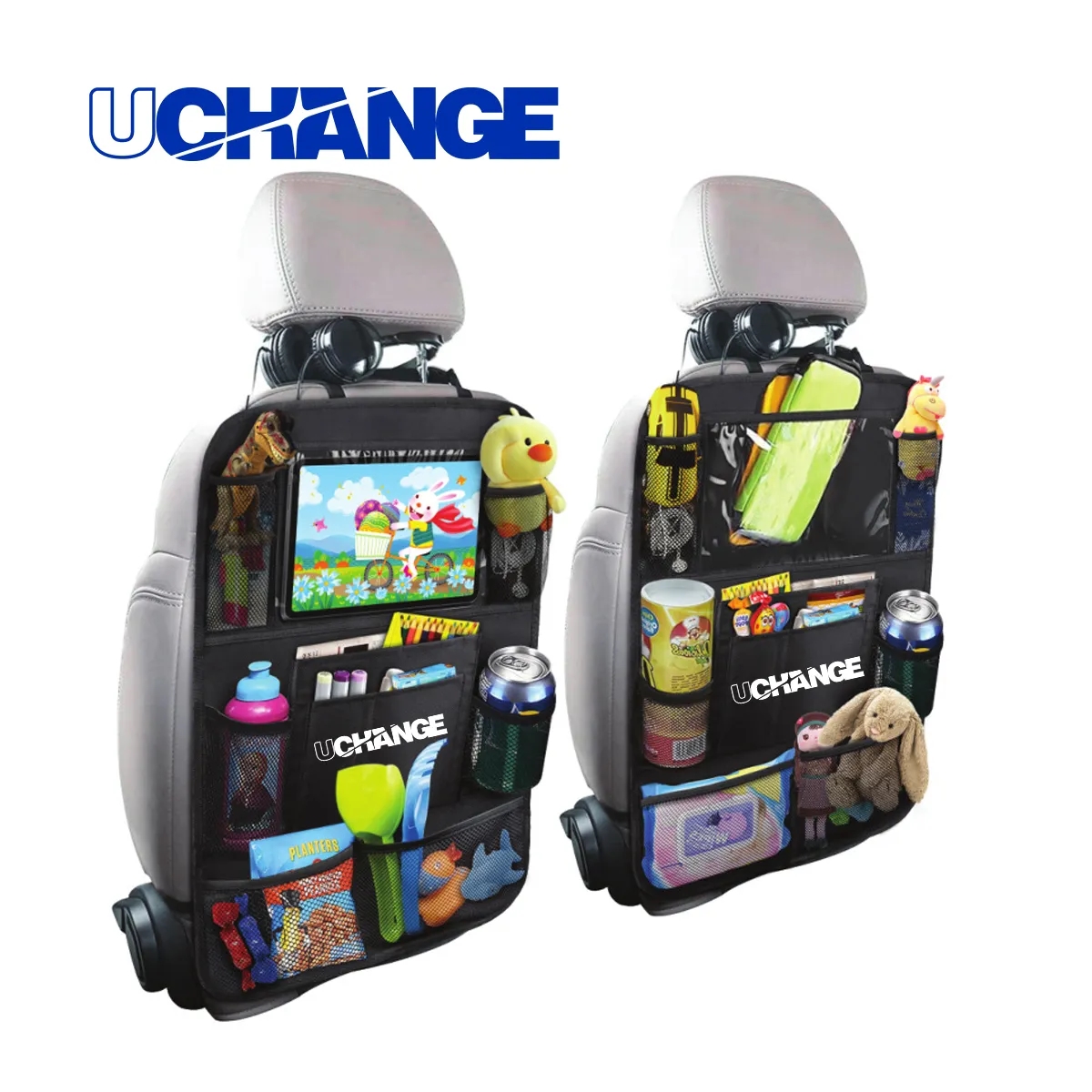 Car Seat Back Organizer With Tablet Pocket 7